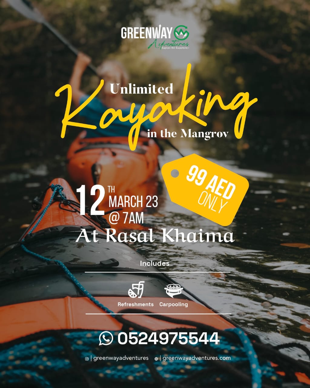 Unlimited Kayaking In the Mangrove Forest