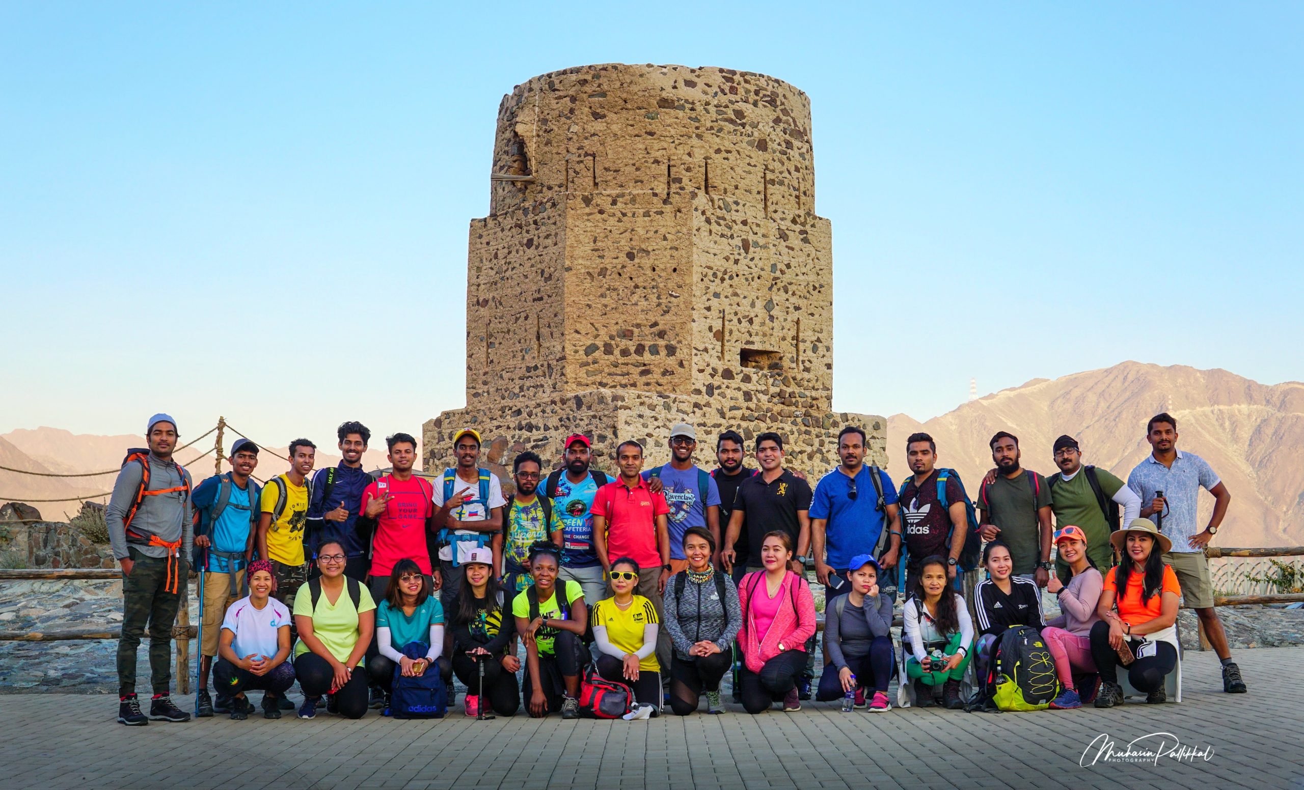 Sunrise Hiking in the Heritage Town Khorfakan Al Rabi Tower